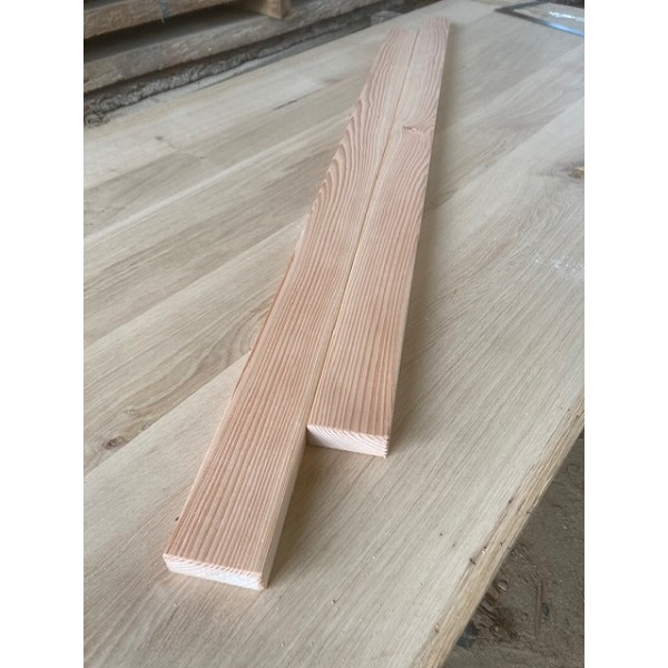 Gartenholz, Terassenholz, Lärche, gehobelt, Leiste, Kanten gerundet, unbehandelt, 30x80mm 